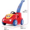 imageStep2 Push Around Buggy Kids Push Car Ride On Toy Stroller Substitute Includes Seat Belt ampamp Horn Made of Durable Plastic Max Weight 50 lbs For Toddlers 154 Years Old RedRed