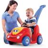 imageStep2 Push Around Buggy Kids Push Car Ride On Toy Stroller Substitute Includes Seat Belt ampamp Horn Made of Durable Plastic Max Weight 50 lbs For Toddlers 154 Years Old RedRed
