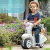 imageStep2 Ride Along Scooter Kids Push Car Foot Powered Ride On Toy Practice Balance with 4 Wheels Made of Durable Plastic Max Weight 40 lbs For Toddlers 154 Years Old Rose PinkWhite