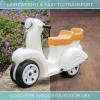imageStep2 Ride Along Scooter Kids Push Car Foot Powered Ride On Toy Practice Balance with 4 Wheels Made of Durable Plastic Max Weight 40 lbs For Toddlers 154 Years Old Rose PinkWhite