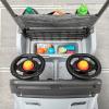 imageStep2 SidebySide Push Around SUV Kids Push Car 2 Seats Stroller Substitute Includes Seat Belts ampamp Horns Made of Durable Plastic Max Weight 100 lbs For Toddlers 155 Years Old BlueGray