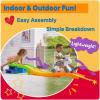 imageStep2 Unicorn Up ampamp Down Roller Coaster Kids Ride On Toy Push Car IndoorOutdoor Playset Made of Durable Plastic Max Weight 50 lbs For Toddlers 25 Years Old MulticolorMulti
