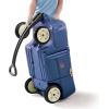 imageStep2 Wagon for Two Plus for Kids Large Folding Wagon Safety Belts Under Seat Storage Toddlers Ages 15 Years Old Denim BlueBlue