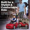 imageStep2 Whisper Ride Cruiser Kids Push Car Ride On Toy Stroller Substitute Includes Seat Belt ampamp Horn Made of Durable Plastic Max Weight 50 lbs For Toddlers 154 Years Old RedRed