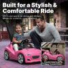 imageStep2 Whisper Ride Cruiser Kids Push Car Ride On Toy Stroller Substitute Includes Seat Belt ampamp Horn Made of Durable Plastic Max Weight 50 lbs For Toddlers 154 Years Old RedPink