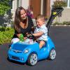 imageStep2 Whisper Ride II Buggy Kids Push Car Ride On Toy Stroller Substitute Includes Seat Belt ampamp Horn Made of Durable Plastic Max Weight 50 lbs For Toddlers 154 Years Old BlueBlue