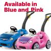 imageStep2 Whisper Ride II Buggy Kids Push Car Ride On Toy Stroller Substitute Includes Seat Belt ampamp Horn Made of Durable Plastic Max Weight 50 lbs For Toddlers 154 Years Old BluePink