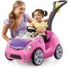 imageStep2 Whisper Ride II Buggy Kids Push Car Ride On Toy Stroller Substitute Includes Seat Belt ampamp Horn Made of Durable Plastic Max Weight 50 lbs For Toddlers 154 Years Old BluePink
