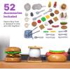 imageStep2 Adventure Camper Kids Playhouse IndoorOutdoor Playset ampamp Kitchenette Interactive Play with Sounds Includes 52 Piece Toy Accessories Made of Durable Plastic For Toddlers 2 Years OldGray