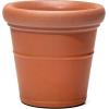 imageStep2 Claremont Tall Round Planter Large Planters for Outdoor Plants Gardening and Flower Pot for Patio or Porch Efficient Drainage Durable Plastic Terracotta 2PackTerracotta