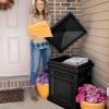 imageStep2 Express Package Delivery Box Weather Resistant Large Outdoor Parcel Storage Made of Durable Plastic No Installation Secures Packages BlackBlack