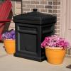 imageStep2 Express Package Delivery Box Weather Resistant Large Outdoor Parcel Storage Made of Durable Plastic No Installation Secures Packages BlackBlack