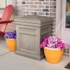imageStep2 Express Package Delivery Box Weather Resistant Large Outdoor Parcel Storage Made of Durable Plastic No Installation Secures Packages BlackMocha