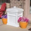 imageStep2 Express Package Delivery Box Weather Resistant Large Outdoor Parcel Storage Made of Durable Plastic No Installation Secures Packages BlackWhite
