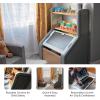 imageStep2 Harmony Toy Storage Box Kids Toy Storage Bin with Chalkboard Lid Easel ampamp Toy Organizer in One Made of Durable Plastic For Toddlers 2 Years Old Sage GraySage Gray