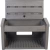 imageStep2 Lakewood Boot Bench Functional Entryway Rack Shoe Organizer Utility Bench Garage ampamp Mud Room Storage Brown