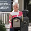 imageStep2 Mailmaster Hudson Mailbox ampamp Post Weather Resistant Large Outdoor Mailboxes Made of Durable Plastic Easy to Install Flag Included BlackBlack