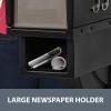 imageStep2 Mailmaster Hudson Mailbox ampamp Post Weather Resistant Large Outdoor Mailboxes Made of Durable Plastic Easy to Install Flag Included BlackBlack