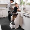 imageStep2 Mobile Helper Toddler Step Stool ampamp Tower Stand Adjustable Height ampamp Builtin Storage NonSlip Feet Includes Safety Bar Easy Wipe Down for Kids 15 Years Old