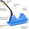 imageStep2 Push Around Sled Kids Ride On Toy ampamp Outdoor Snow Toboggan Made of Durable Plastic Max Weight 40 lbs for Toddlers 153 Years Old Blue