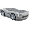 imageStep2 Roadster ToddlertoTwin Bed Transition Race Car Bed for Boys ampamp Girls Adjustable Made of Durable Plastic For Toddlers 3 Years Old Gray