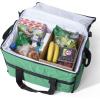 imageStep2 SoftSided Cooler for Delivery Boxes Leakproof Portable Coolers for Perishable Items and Packages Temp Defense Insert Green