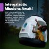 imageStep2 Space Capsule Swing Kids IndoorOutdoor Swing or Playhouse Backyard Playground Set Attach to Playset or Tree for Children 38 Years OldWhite  Blue