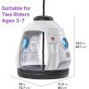 imageStep2 Space Capsule Swing Kids IndoorOutdoor Swing or Playhouse Backyard Playground Set Attach to Playset or Tree for Children 38 Years OldWhite  Blue