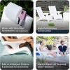 imageStep2 Vero Adirondack Chair Stylish Poolside Lounger FadeResistant Waterproof Patio Furniture for Sun Shelf Use in Pools up to 9Inches of Water Weighted WhiteChair