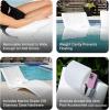 imageStep2 Vero Pool Lounger FadeResistant Waterproof Patio Furniture Pool Lounge Chair for Sun Shelf Use in Pools with Shelves Up to 9Inches Deep or Outside Pool Deck Weighted WhiteLoveseat Weighted