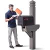 imageKingsley Park 597799 Highland Mail Post Dark CedarDark Cedar