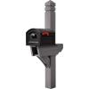 imageKingsley Park 597799 Highland Mail Post Dark CedarDark Cedar Mail Post and Onyx Black Xl Mailbox
