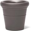 imageStep2 Claremont Tall Round Planter Large Planters for Outdoor Plants Gardening and Flower Pot for Patio or Porch Efficient Drainage Durable Plastic Terracotta 2PackDark Cedar