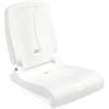 imageStep2 Folding Adult Flip Seat Portable Outdoor Chair for Poolside Tailgating Camping Picnic Stadium Provides Back Support When Sitting on Ground Made of Durable Plastic WhiteWhite