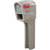 imageStep2 MailMaster Plus Mailbox ampamp Post Weather Resistant Large Outdoor Mailboxes Made of Durable Plastic Easy to Install Flag Included BlackStone Gray