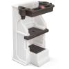 imageStep2 Mobile Helper Toddler Step Stool ampamp Tower Stand Adjustable Height ampamp Builtin Storage NonSlip Feet Includes Safety Bar Easy Wipe Down for Kids 15 Years Old