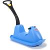 imageStep2 Push Around Sled Kids Ride On Toy ampamp Outdoor Snow Toboggan Made of Durable Plastic Max Weight 40 lbs for Toddlers 153 Years Old Blue