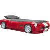 imageStep2 Roadster ToddlertoTwin Bed Crib to Twin Transition Race Car Bed Adjustable Ages 3 Years Old Easy Assembly RedRed Roadster