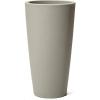 imageStep2 Tremont Tall Round Tapered Planter Large Planters for Outdoor Plants Gardening and Flower Pot for Patio or Porch Efficient Drainage Durable Plastic Dark Cedar 1PackConcrete