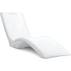 imageStep2 Vero Pool Lounger FadeResistant Waterproof Patio Furniture Pool Lounge Chair for Sun Shelf Use in Pools with Shelves Up to 9Inches Deep or Outside Pool Deck Weighted WhiteWeighted