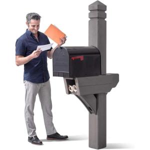 imageKingsley Park 597799 Highland Mail Post Dark CedarDark Cedar