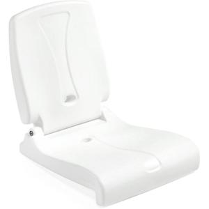 imageStep2 Folding Adult Flip Seat Portable Outdoor Chair for Poolside Tailgating Camping Picnic Stadium Provides Back Support When Sitting on Ground Made of Durable Plastic WhiteWhite