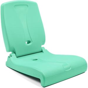 imageStep2 Folding Adult Flip Seat Portable Outdoor Chair for Poolside Tailgating Camping Picnic Stadium Provides Back Support When Sitting on Ground Made of Durable Plastic WhiteMint
