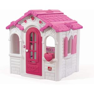 imageStep2 Sweetheart Kids Playhouse IndoorOutdoor Playset Interactive Play with Sounds Made of Durable Plastic For Toddlers 15 Years Old