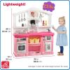 imageStep2 Fun with Friends Kids Kitchen Playset IndoorOutdoor Kitchenette Interactive Play with Lights and Sounds Durable Plastic Includes 25 Piece Toy Accessories Toddlers 2 Years Old PinkPink