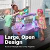 imageStep2 Rain Showers and Unicorns Water Table Kids Water and Sand Activity Sensory Playset Summer Outdoor Toys 13 Piece Water Toy Accessories for Toddlers 15 Years Old Blue ampamp PurpleRain Showers  Unicorns