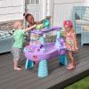 imageStep2 Rain Showers and Unicorns Water Table Kids Water and Sand Activity Sensory Playset Summer Outdoor Toys 13 Piece Water Toy Accessories for Toddlers 15 Years Old Blue ampamp PurpleRain Showers  Unicorns