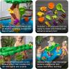 imageStep2 Rain Showers and Unicorns Water Table Kids Water and Sand Activity Sensory Playset Summer Outdoor Toys 13 Piece Water Toy Accessories for Toddlers 15 Years Old Blue ampamp PurpleTropical Rainforest