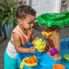 imageStep2 Rain Showers and Unicorns Water Table Kids Water and Sand Activity Sensory Playset Summer Outdoor Toys 13 Piece Water Toy Accessories for Toddlers 15 Years Old Blue ampamp PurpleTropical Rainforest