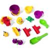 imageStep2 Rain Showers and Unicorns Water Table Kids Water and Sand Activity Sensory Playset Summer Outdoor Toys 13 Piece Water Toy Accessories for Toddlers 15 Years Old Blue ampamp PurpleRain Showers Splash Pond